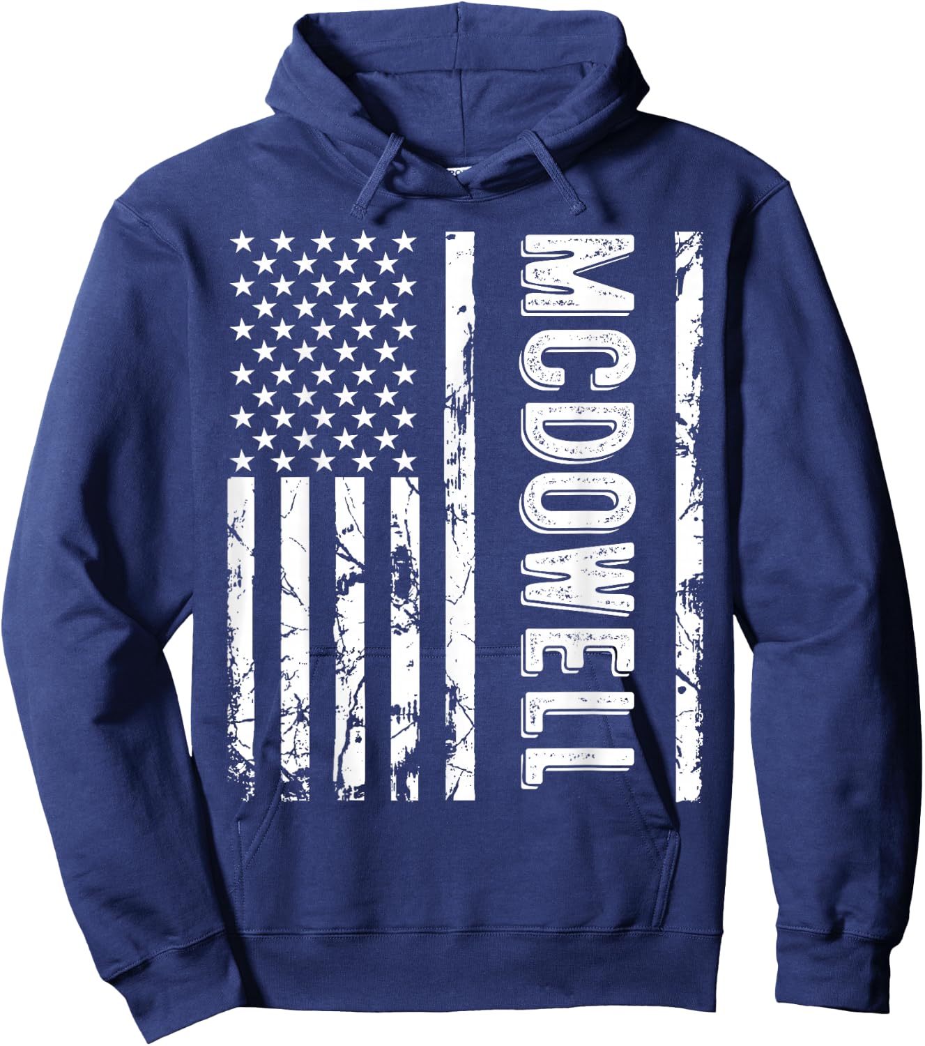 McDowell Last Name Funny Surname Team Family Reunion Hoodie - Hoodie | Navy