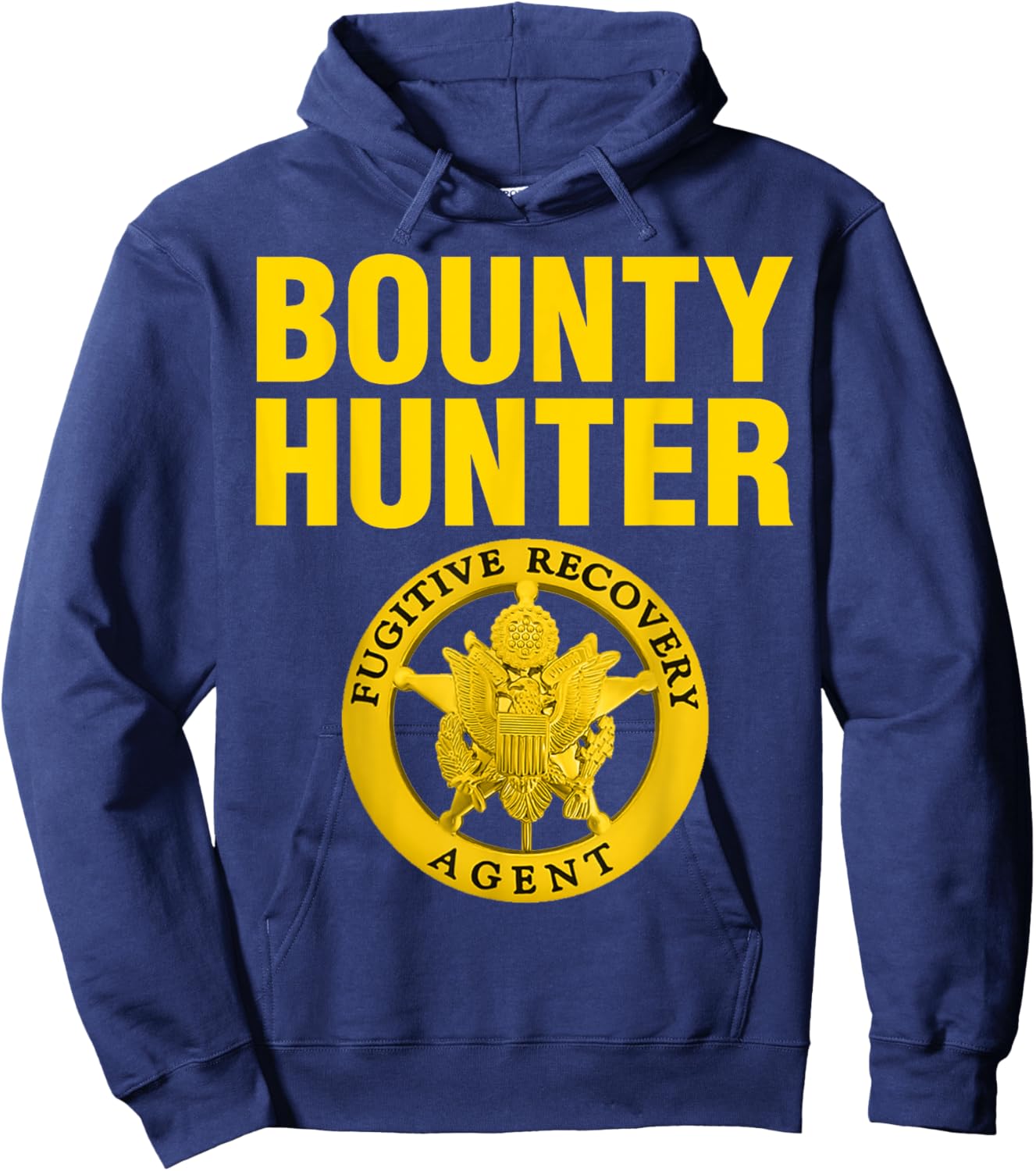 Bounty Hunter Costume Bail Bondsman Hoodie - Hoodie | Navy