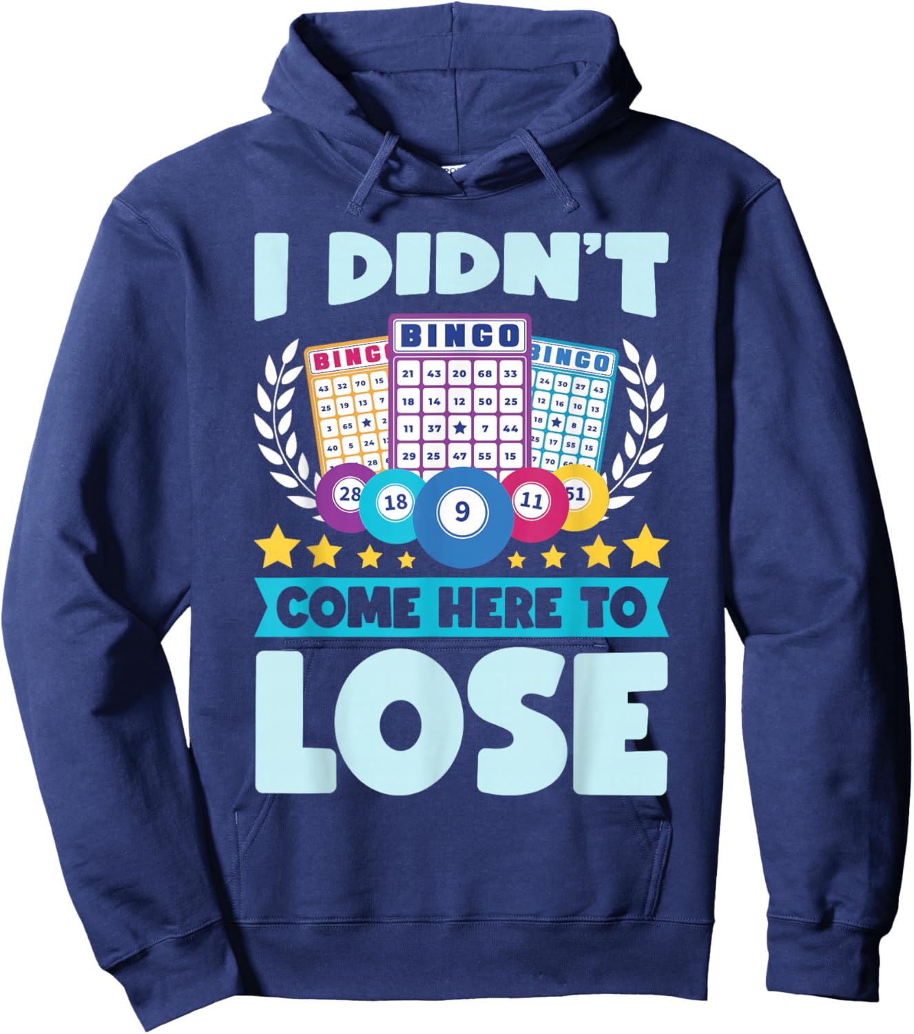 Bingo Player Lover Lucky Bingo Hoodie - Hoodie | Navy