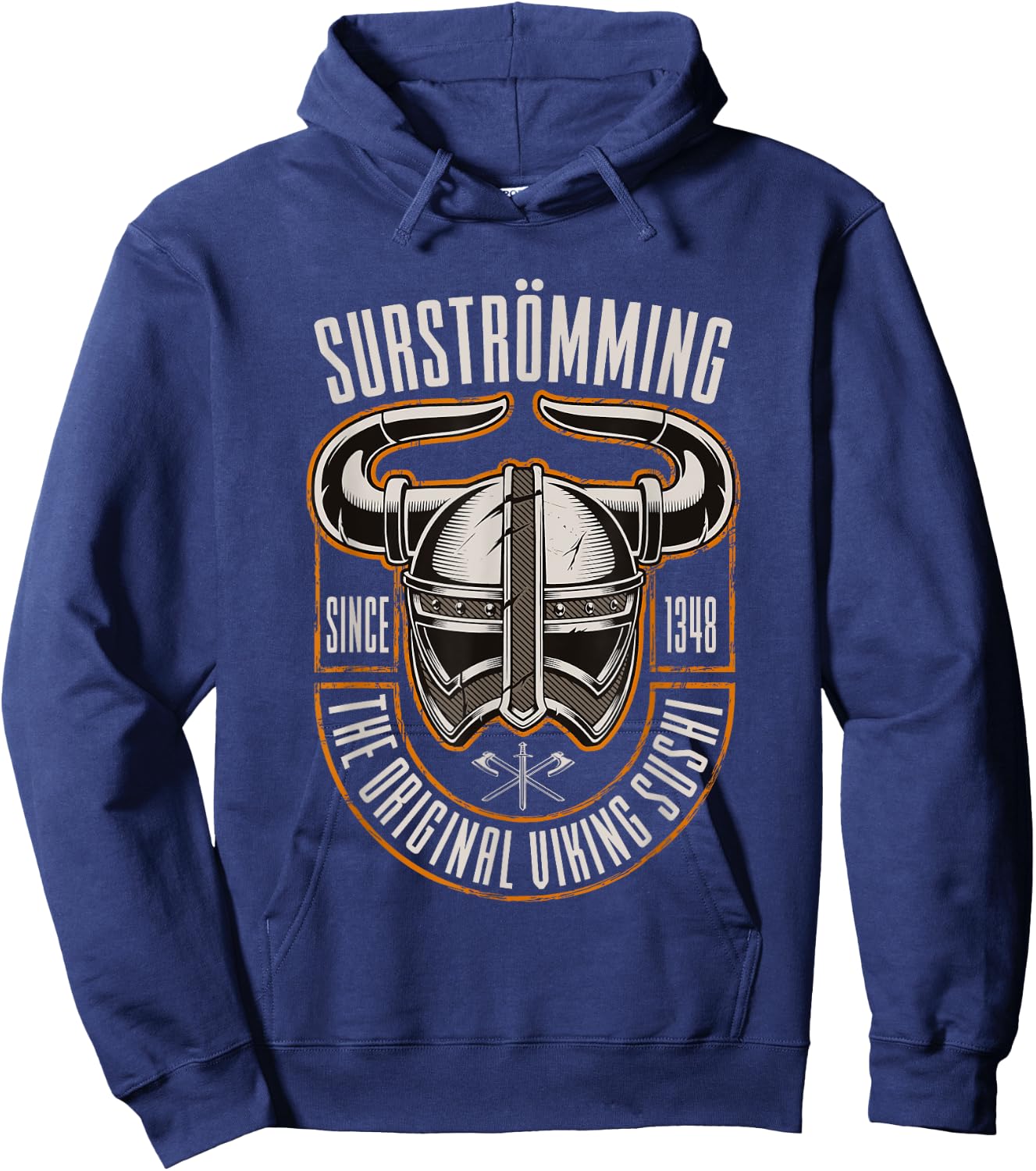 Surströmming Viking Sushi Swedish Scandinavian Nordic Food Hoodie - Hoodie | Navy