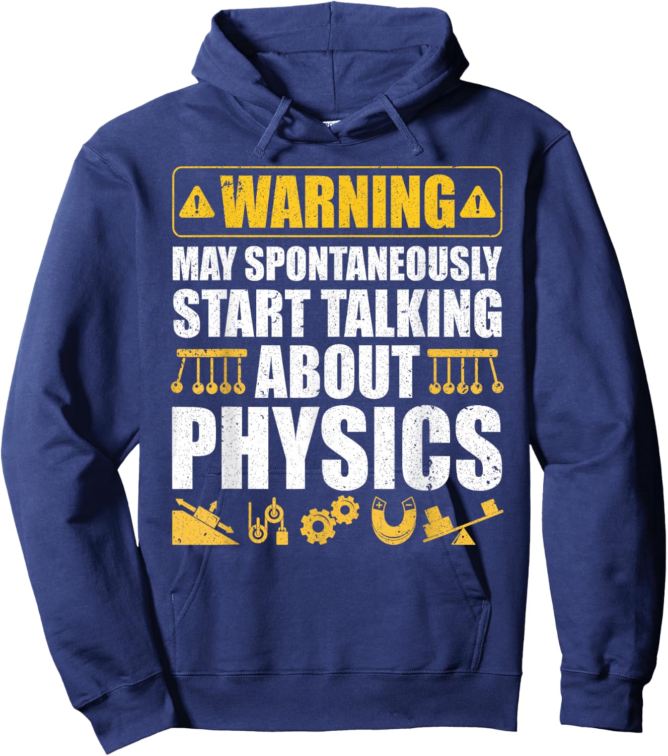 Cute Physics Art Women Physics Teacher Geeky Science Hoodie - Hoodie | Navy