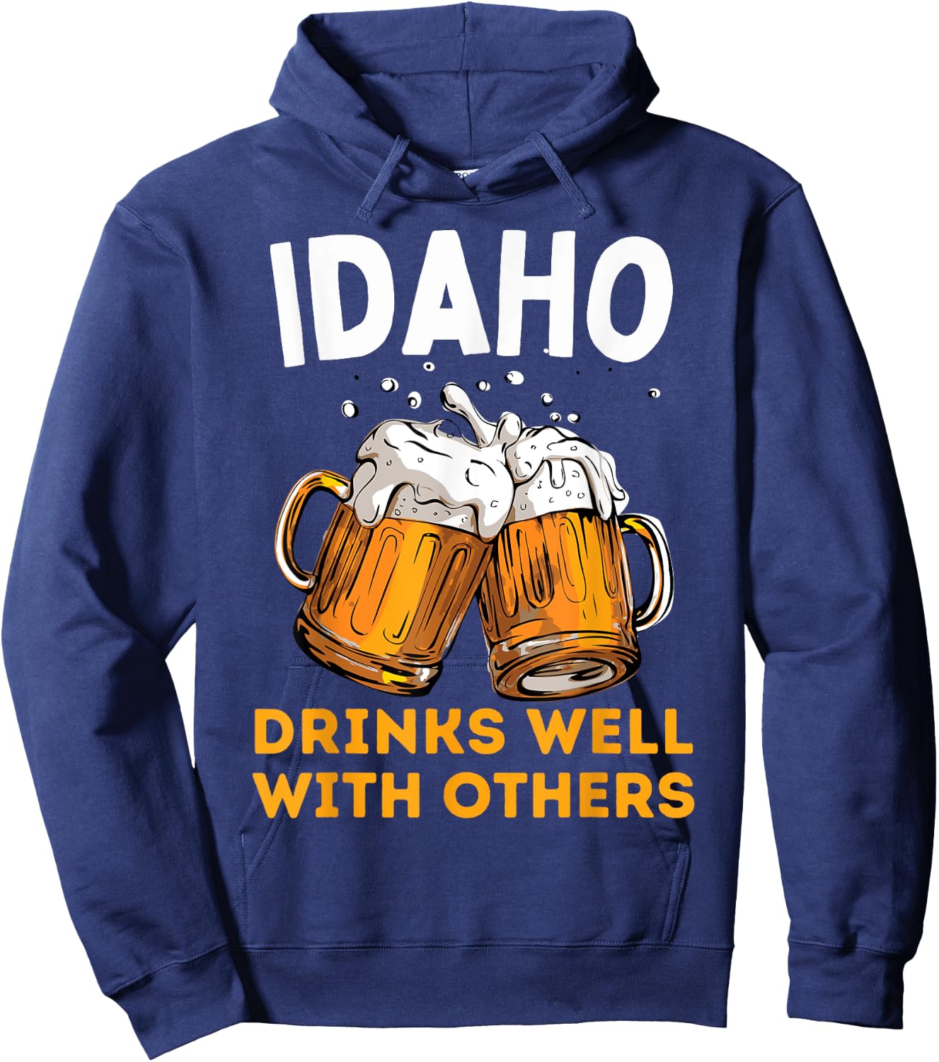 Idaho Drink Local Beer Drinking Micro Brew Craft Brewing Hoodie - Hoodie | Navy