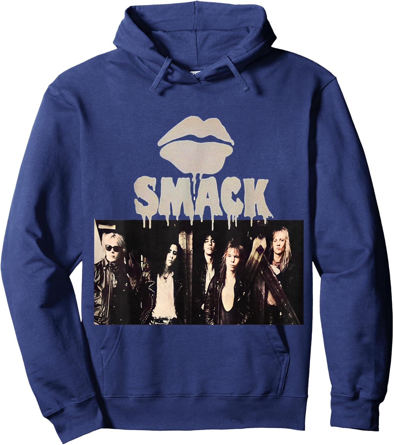 Smack Rock Band Hoodie - Hoodie | Navy