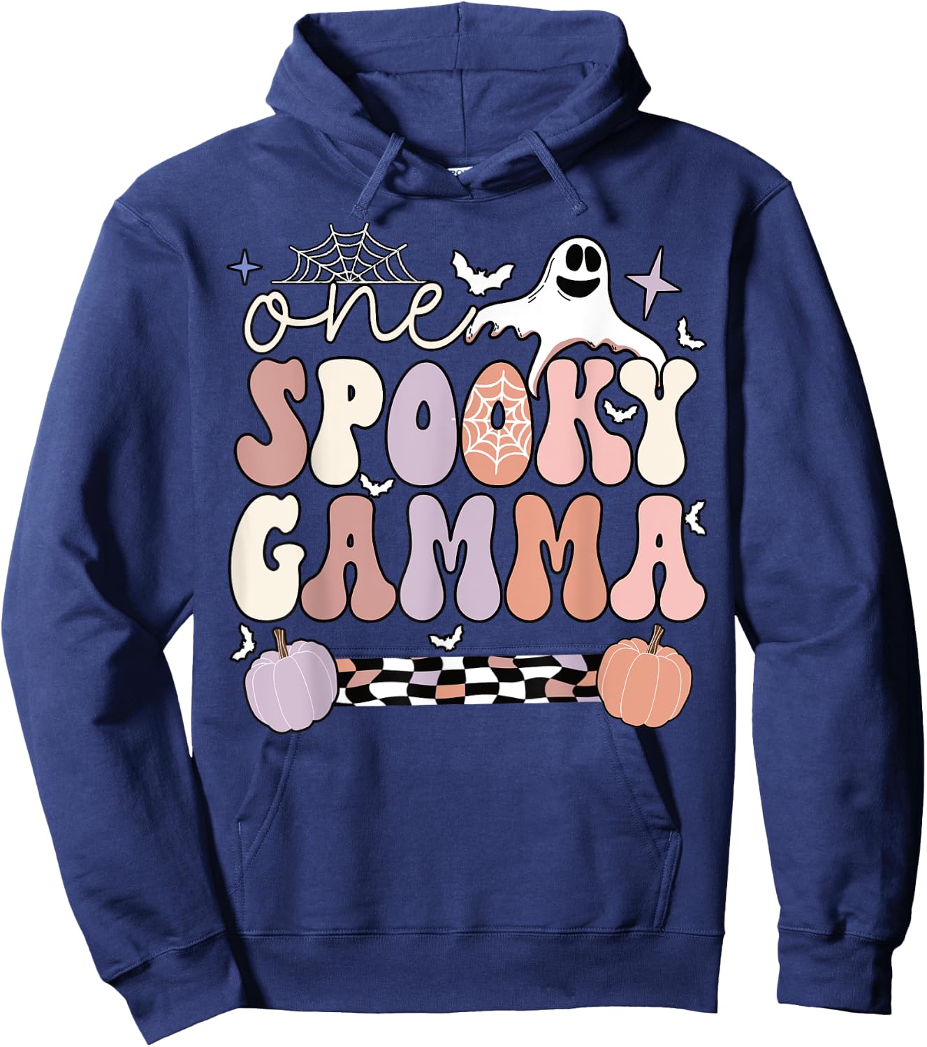 Spooky Gamma Grandmother Halloween Gamma Grandma Hoodie - Hoodie | Navy