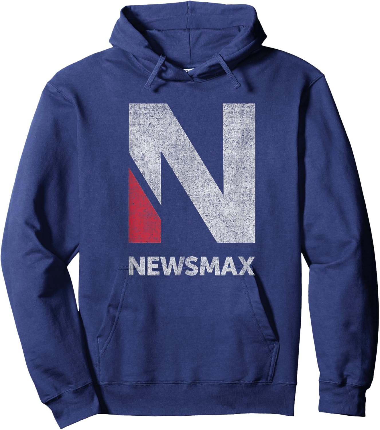Newsmax - Real News, Conservative Politics for Real People Hoodie - Hoodie | Navy