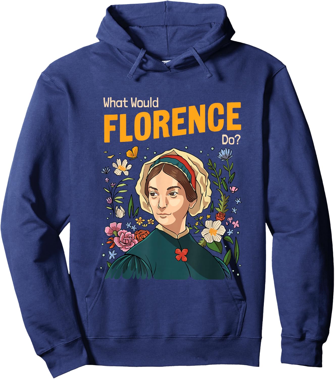 Nurse Florence Nightingale Medical Nursing Medicine Reformer Hoodie - Hoodie | Navy