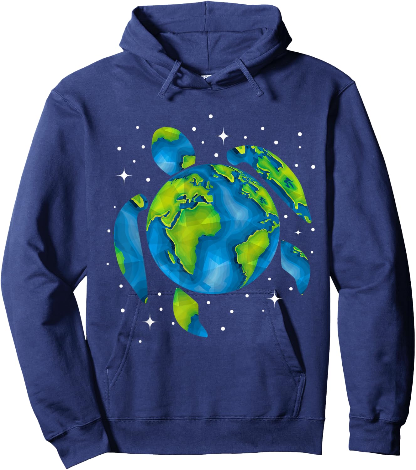 Earth Day 2027 Restore Recycle Sea Turtle Save the Planet Hoodie - Hoodie | Navy
