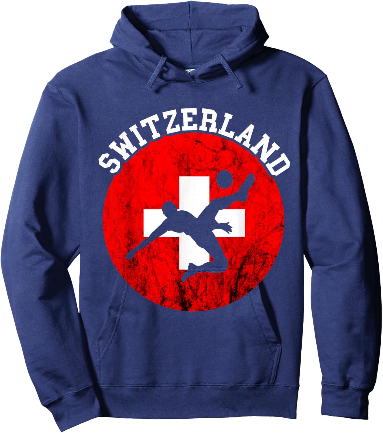 Switzerland Swiss Soccer Team Swiss Pride Schweiz Swiss Flag Hoodie - Hoodie | Navy