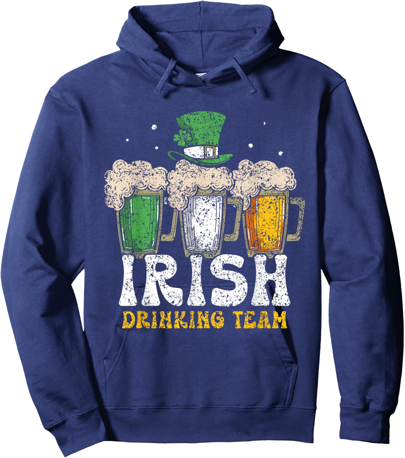 Irish Drinking Team Leprechaun St. Patricks Day Ireland St Hoodie - Hoodie | Navy