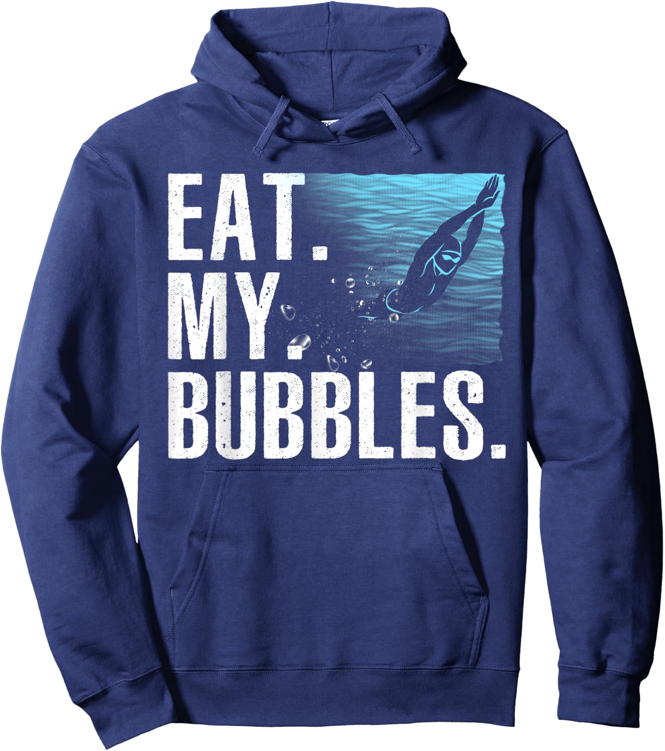 Funny Swimming Art Women Swim Coach Rescue Swimmer Hoodie - Hoodie | Navy