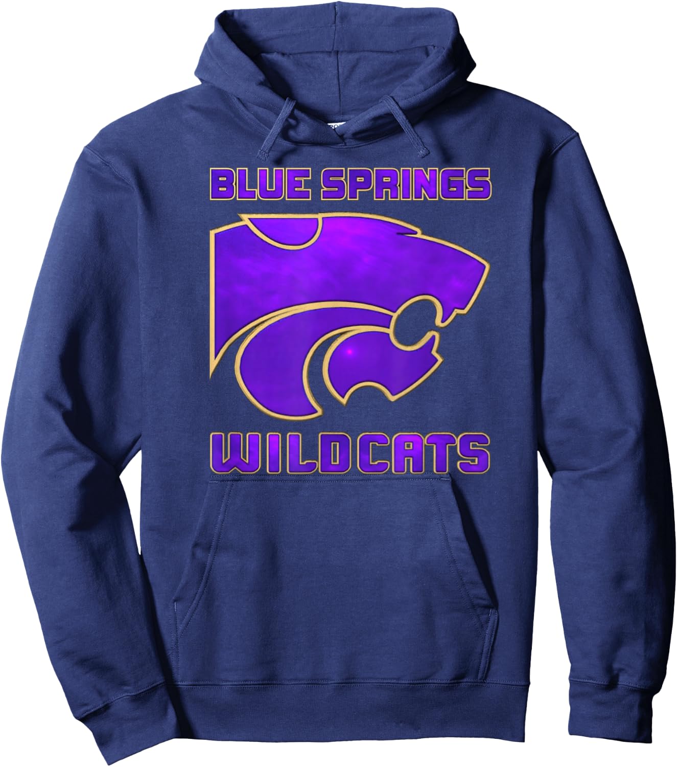 Blue Springs Wildcats Hoodie - Hoodie | Navy