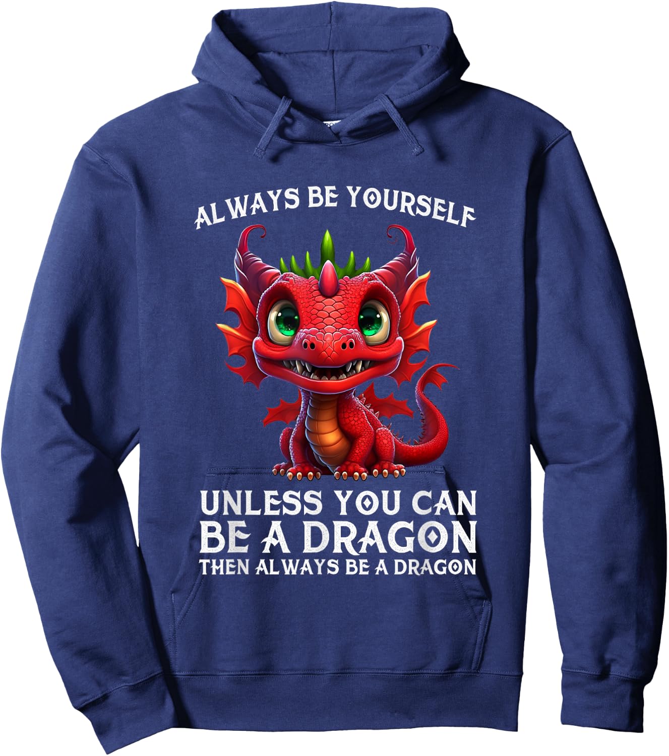 Mythical Dragon Lovers Cool Dragon Women Boys Kids Hoodie - Hoodie | Navy