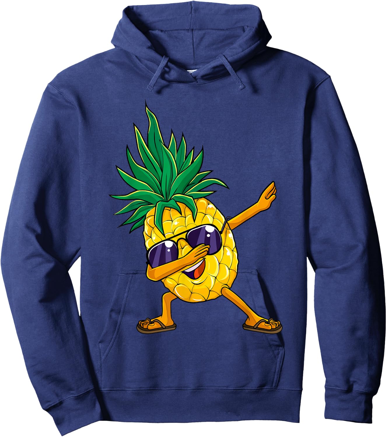 Dabbing Pineapple Hawaii Dab Dance Hawaiian Kids Hoodie - Hoodie | Navy