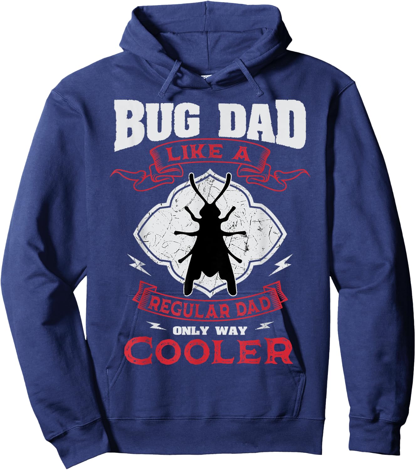 Entomologist Bug Dad Entomology Insect Lover Father's Day Hoodie - Hoodie | Navy