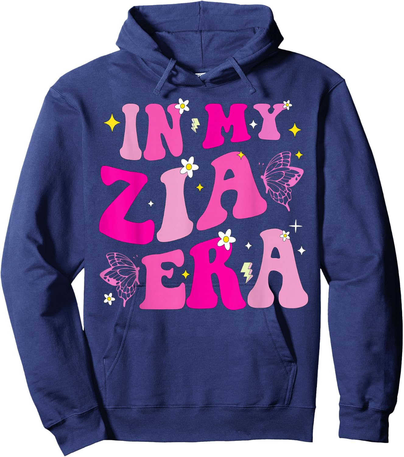 In My Zia Era Italian Aunt Hoodie - Hoodie | Navy