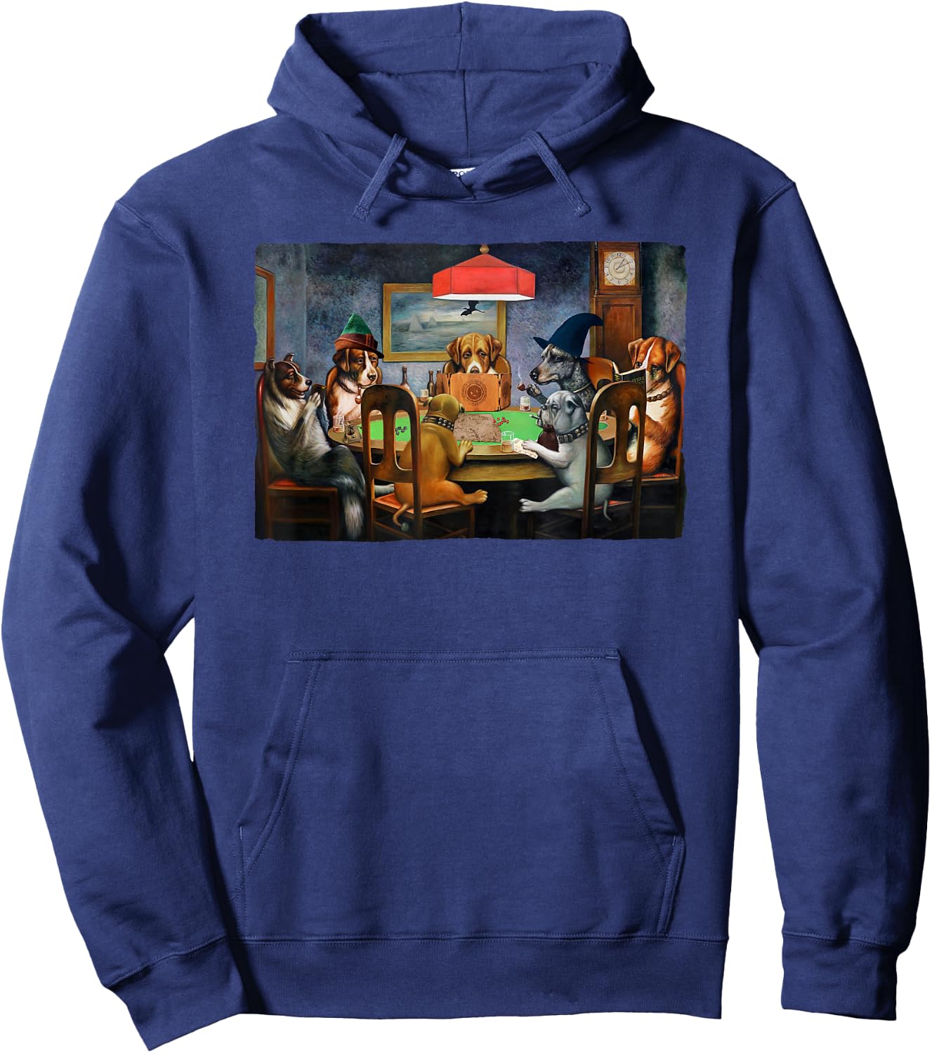 Funny RPG Shirt | Dogs Playing Tabletop RPG | RPG Hoodie - Hoodie | Navy