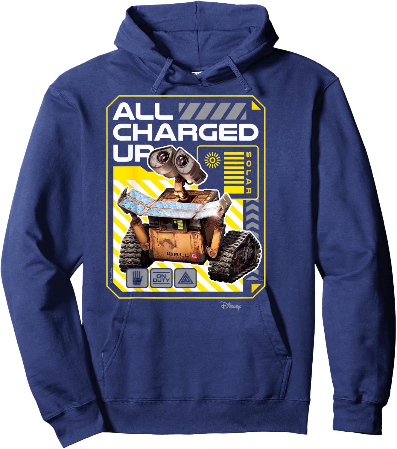 Wall-E - All Charged Up Hoodie - Hoodie | Navy