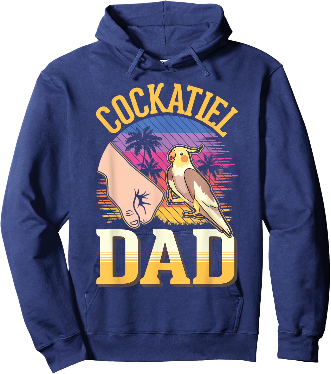 Cockatiel Dad Hoodie - Hoodie | Navy