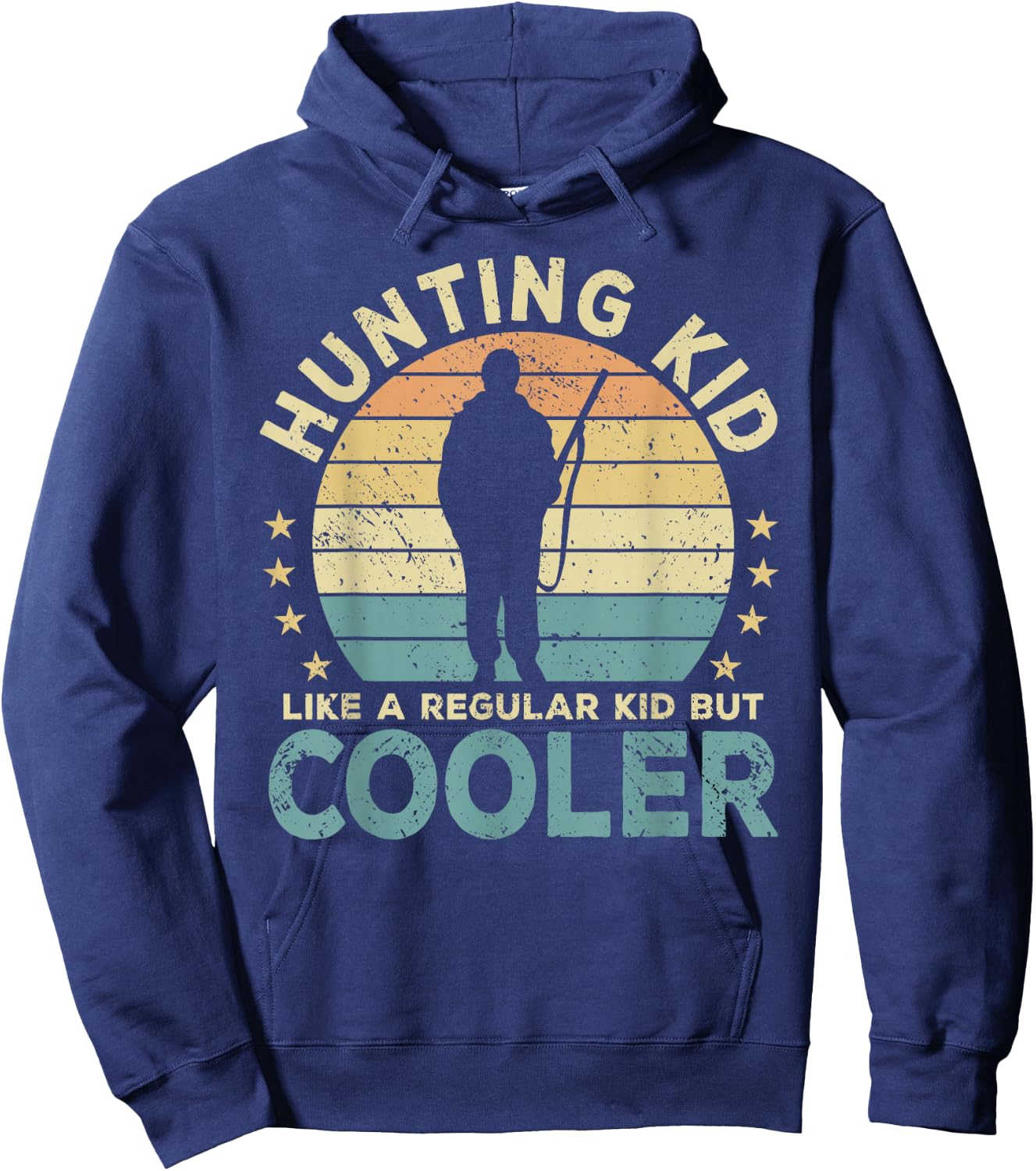 Hunting Kid Funny Hoodie - Hoodie | Navy