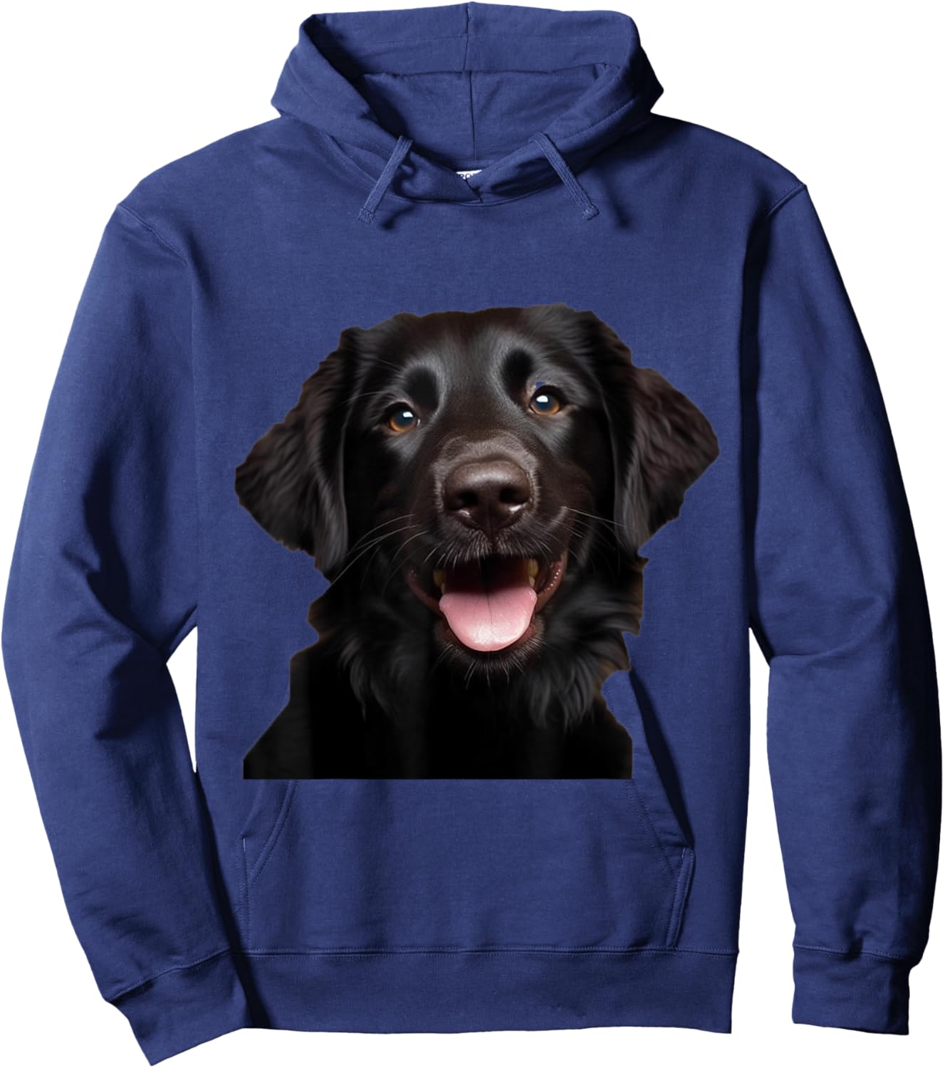 Flat Coated Retriever Happy - Flat Coated Retriever Hoodie - Hoodie | Navy