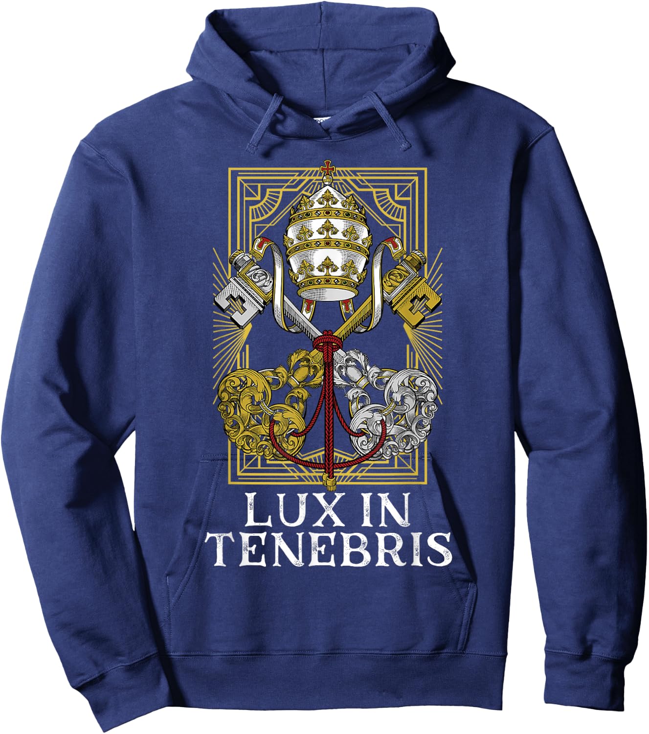 Catholic Holy See Latin Mass Vatican Hoodie - Hoodie | Navy