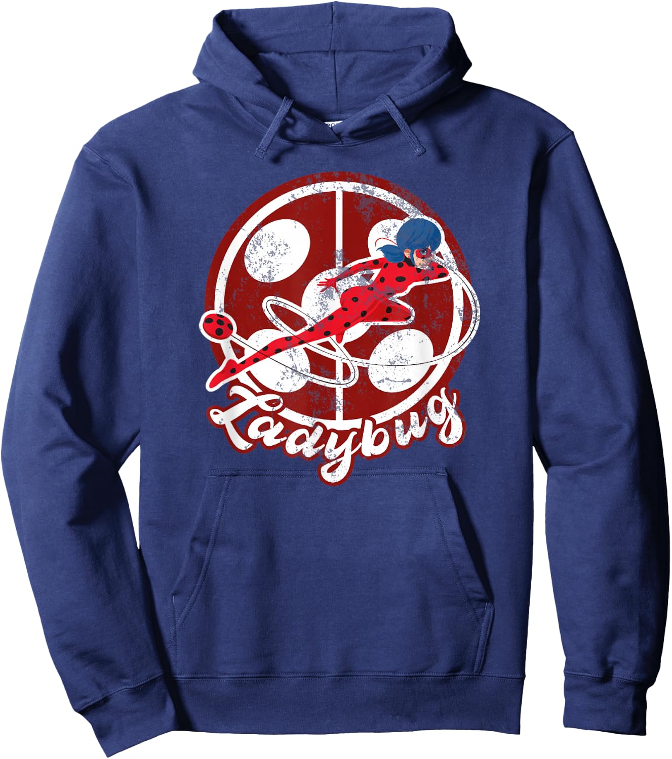 Miraculous Ladybug Vintage Collection with Ladybug icon Hoodie - Hoodie | Navy