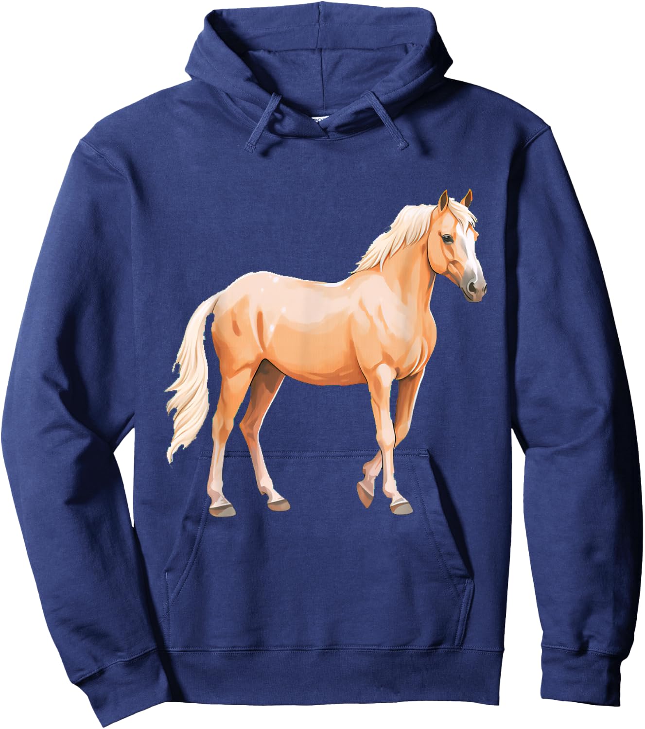 Palomino Horse Hoodie - Hoodie | Navy