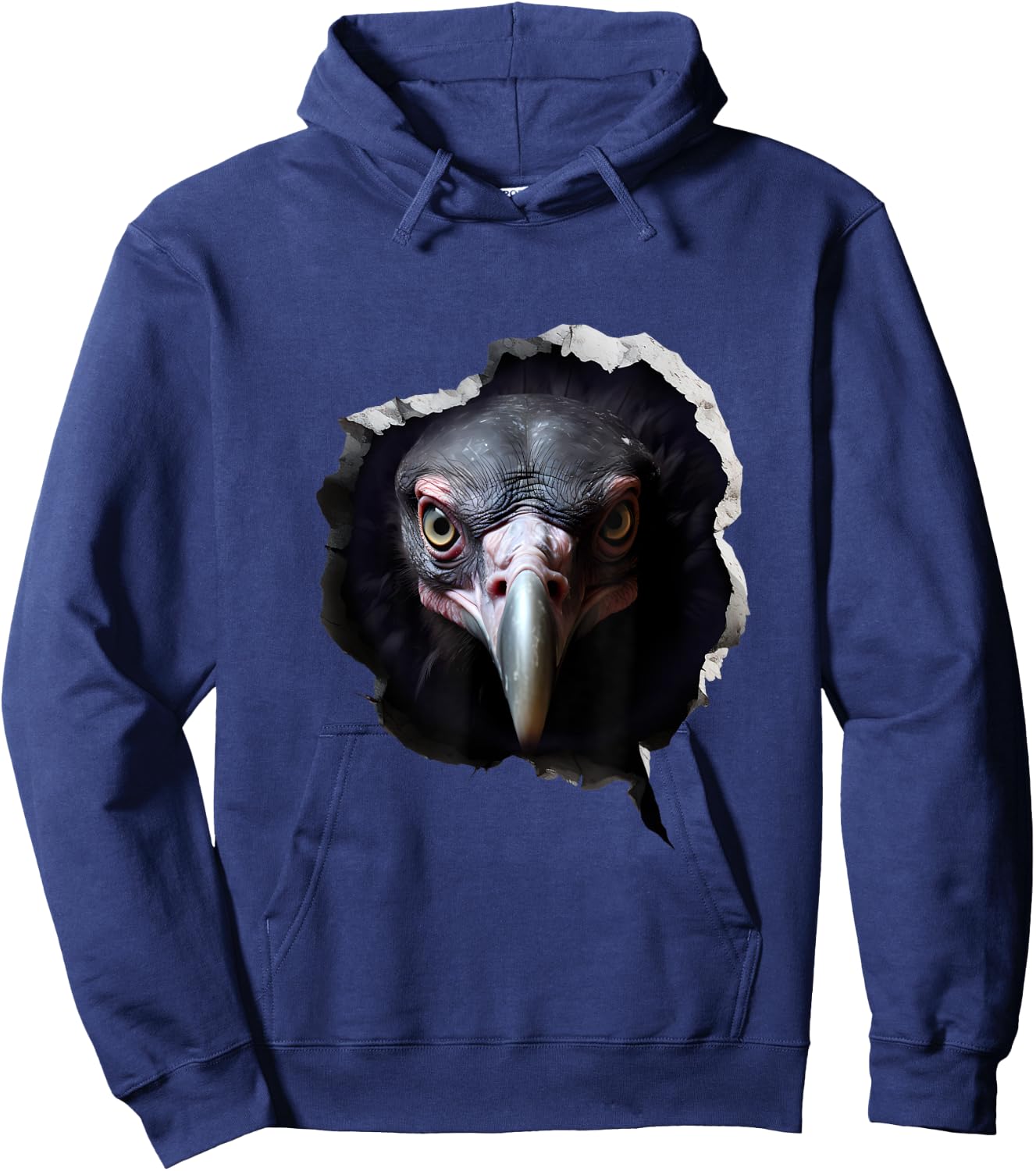 Vulture Face Hoodie - Hoodie | Navy