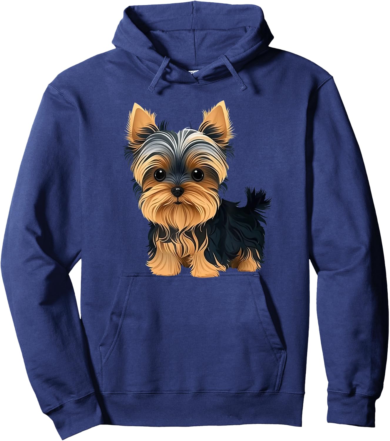 Funny Yorkshire Terrier Cute Puppy Hoodie - Hoodie | Navy