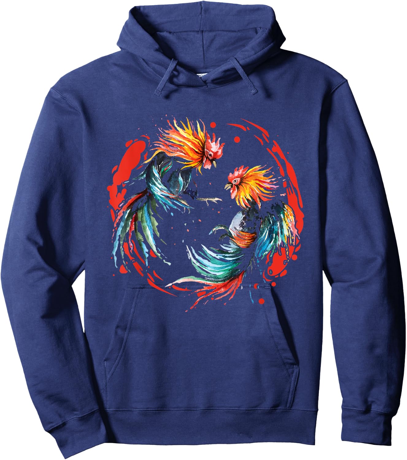 Peleas De Gallos Cockfighter Game Fowl Cockfighting Rooster Hoodie - Hoodie | Navy