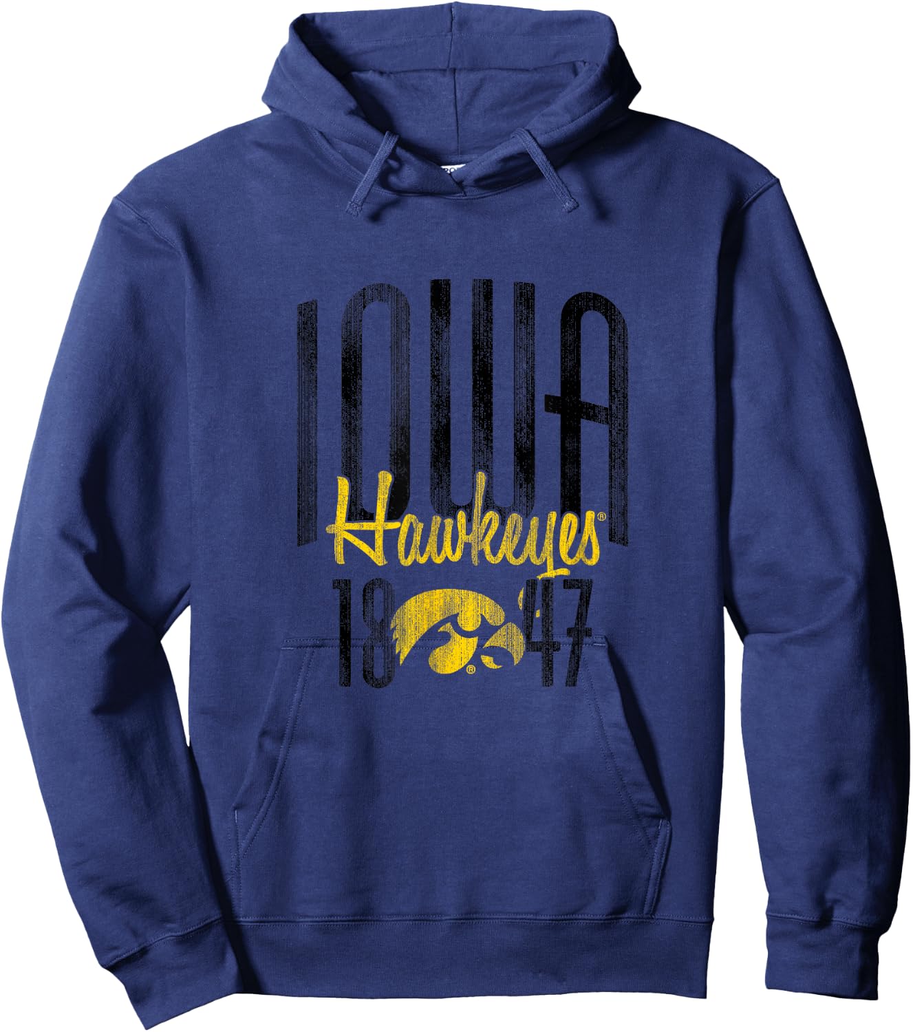 Iowa Hawkeyes | NCAA University of Official | 01AMBK13 Hoodie - Hoodie | Navy