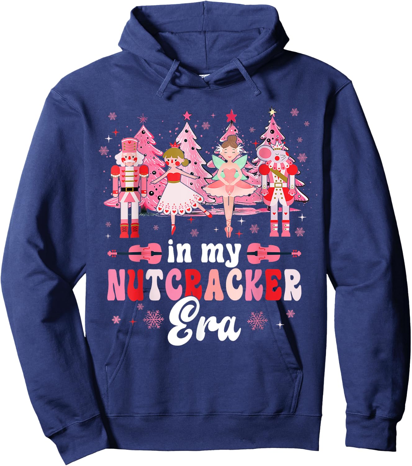 In My Nutcracker Era Christmas Nutcracker Ballet Festive Hoodie - Hoodie | Navy