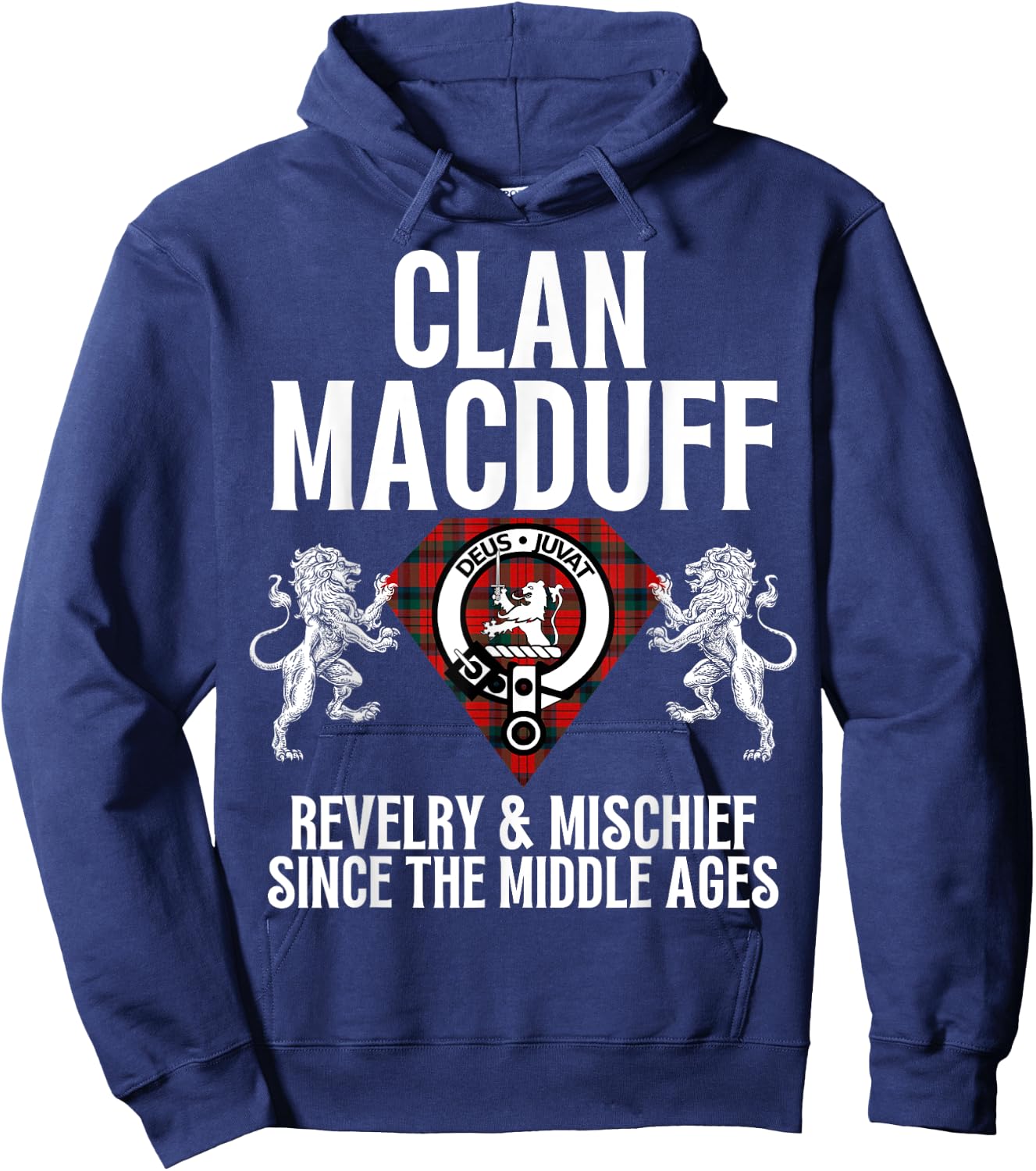 MacDuff Clan Scottish Name Coat Of Arms Tartan Family Party Hoodie - Hoodie | Navy