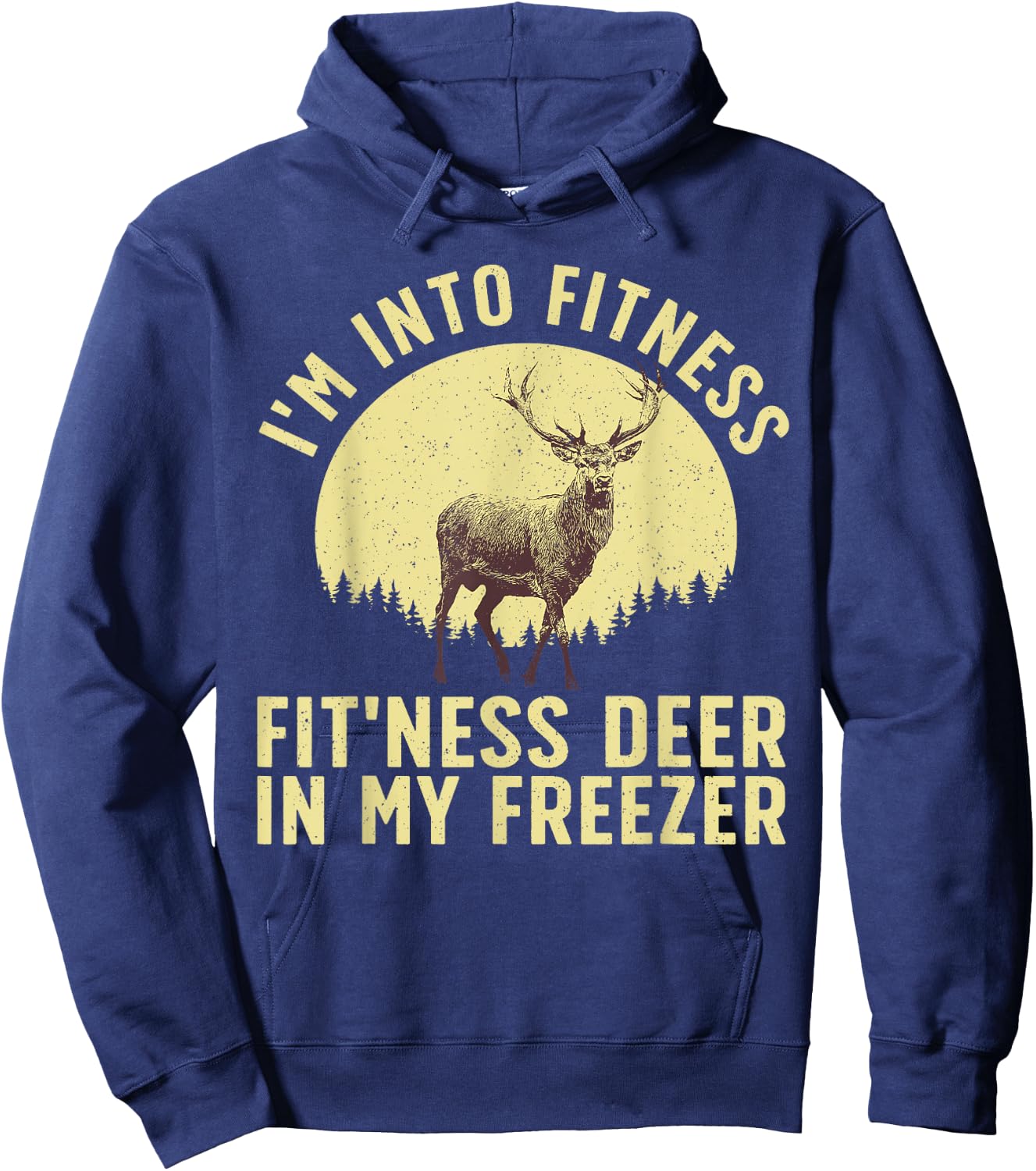 Funny Deer Hunting Art Women Wildlife Hunter Hunting Hoodie - Hoodie | Navy