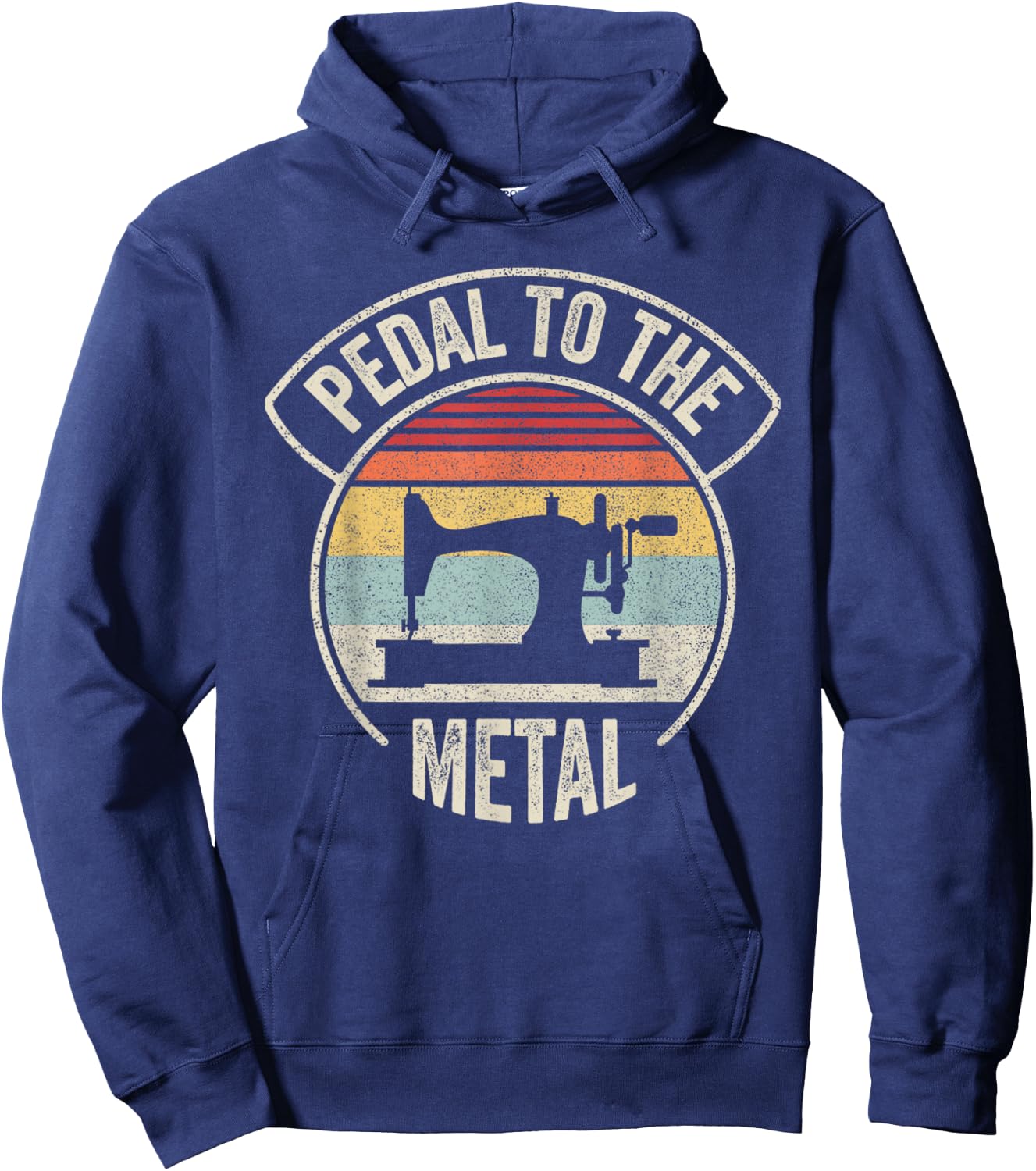 Vintage Retro Sewing Machine Lover For Sew Lovers Seamstress Hoodie - Hoodie | Navy