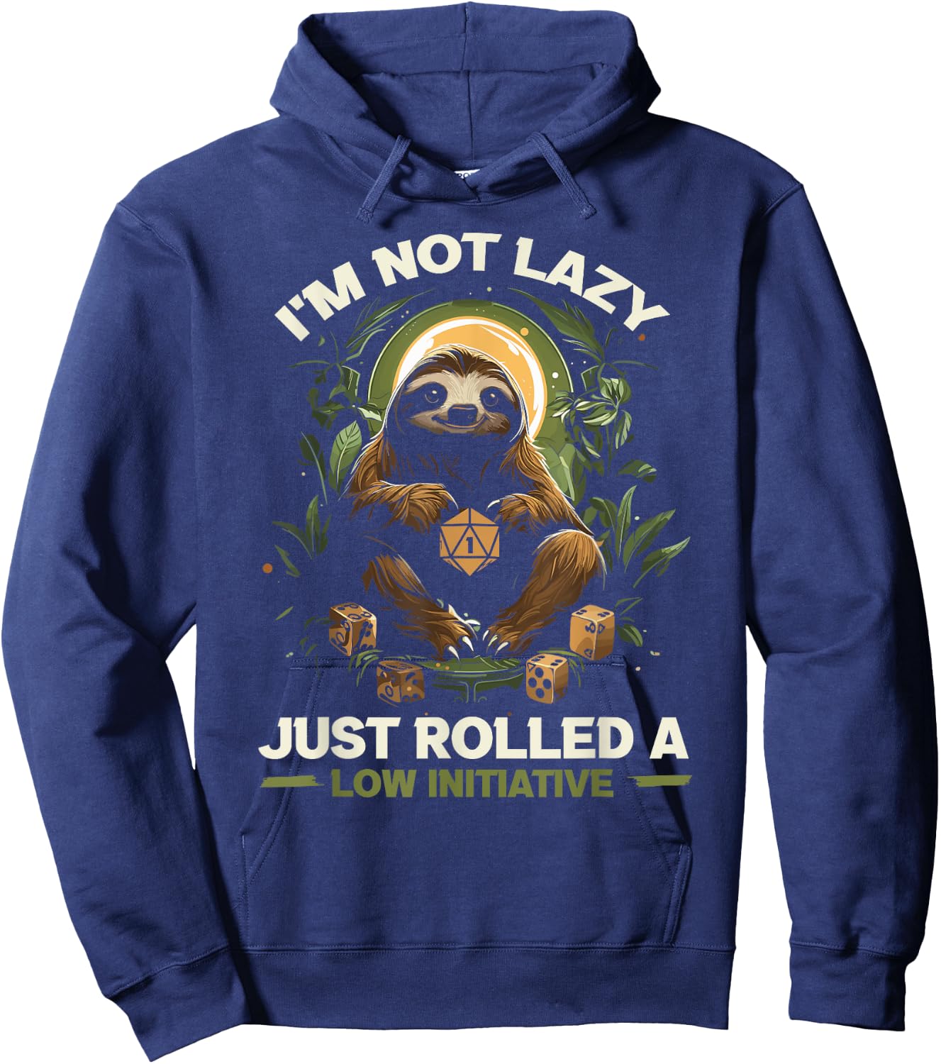 RPG Gaming Role Playing D20 Tabletop Games Funny RPG Gamer Hoodie - Hoodie | Navy