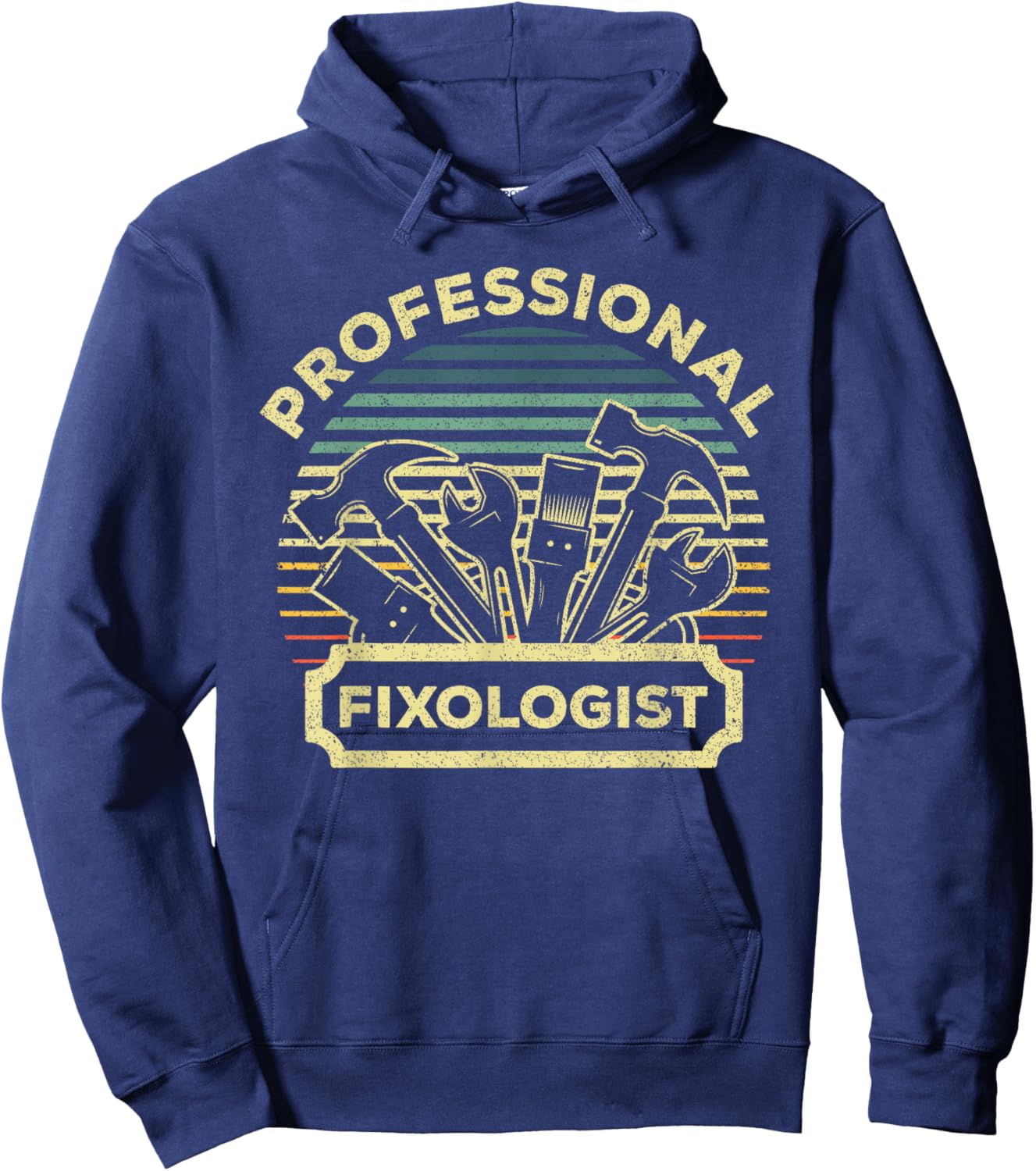 Funny Handyman Women Dad Fixologist Carpenter Tools Hoodie - Hoodie | Navy