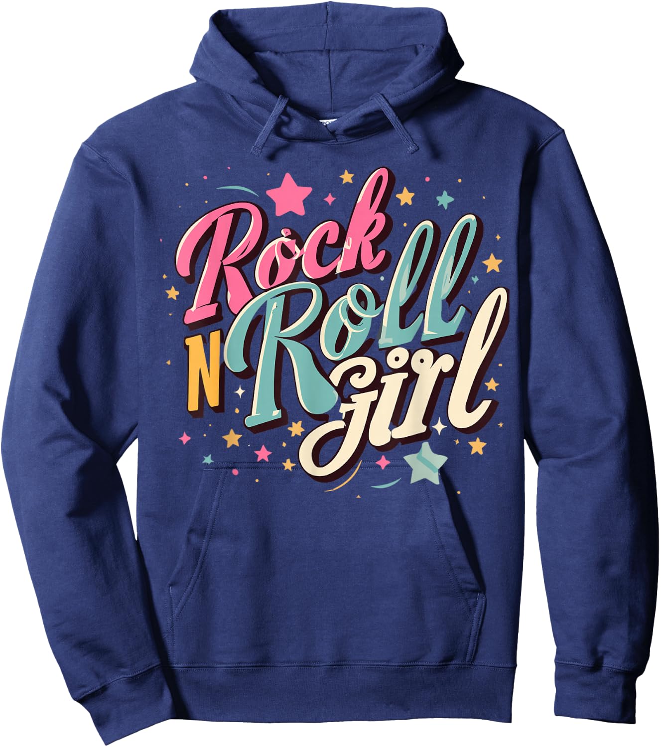 Rock N Roll Girl Purple Darla Hoodie - Hoodie | Navy