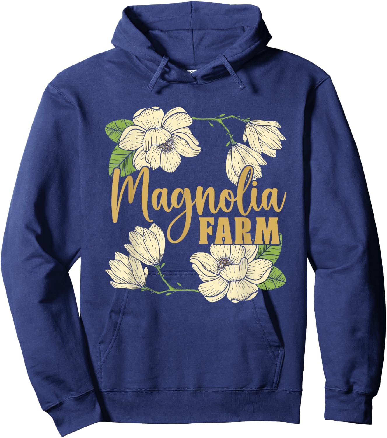 Farming Great Tractor - Farm Farmer Magnolia Farms Hoodie - Hoodie | Navy