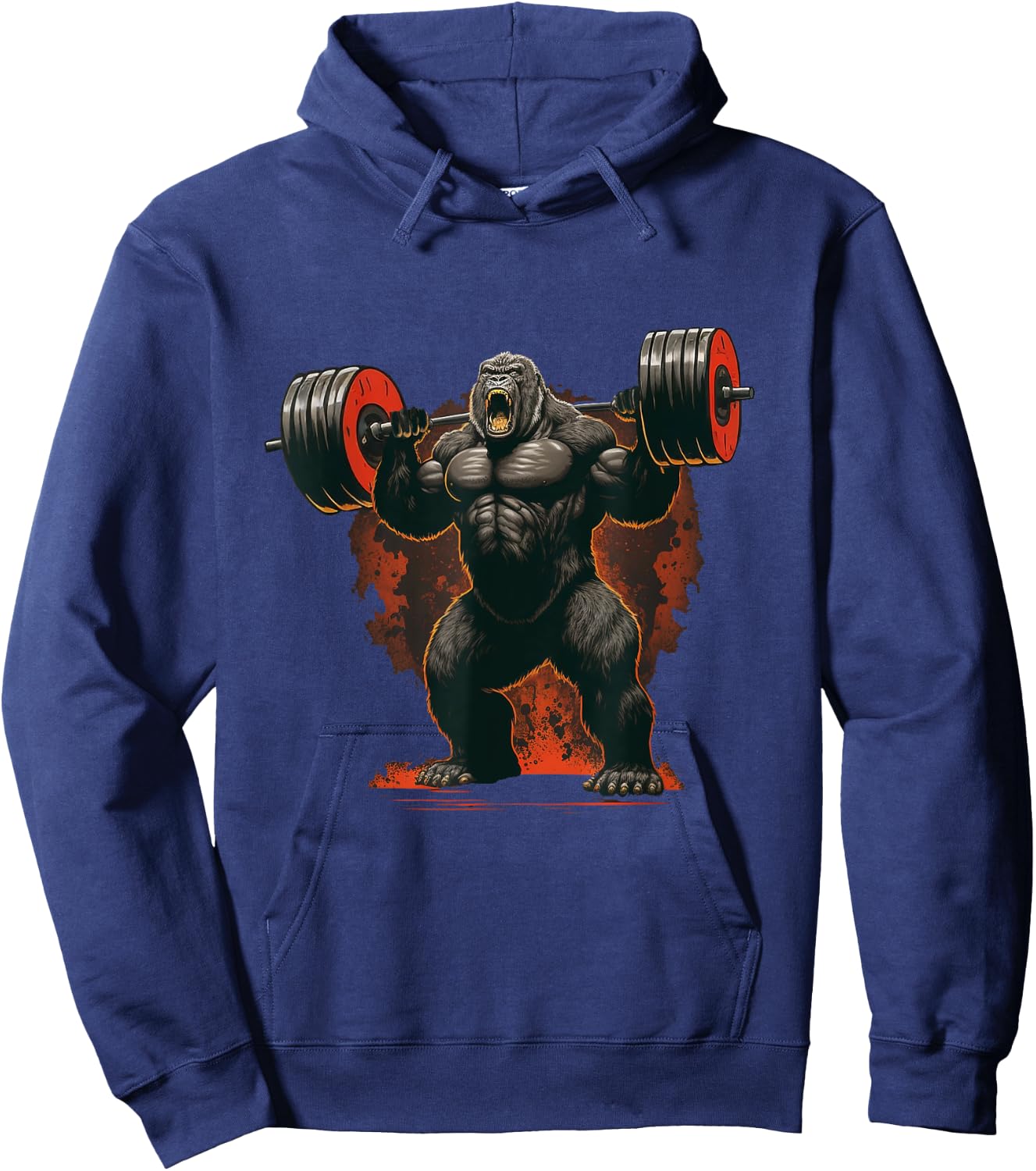 Gorilla Gym Beast Workout Weights Lifting Power - Gift Hoodie - Hoodie | Navy
