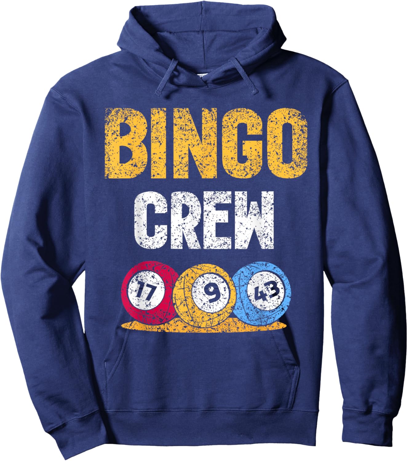 Bingo Crew Humour Player Lover Game Hoodie - Hoodie | Navy