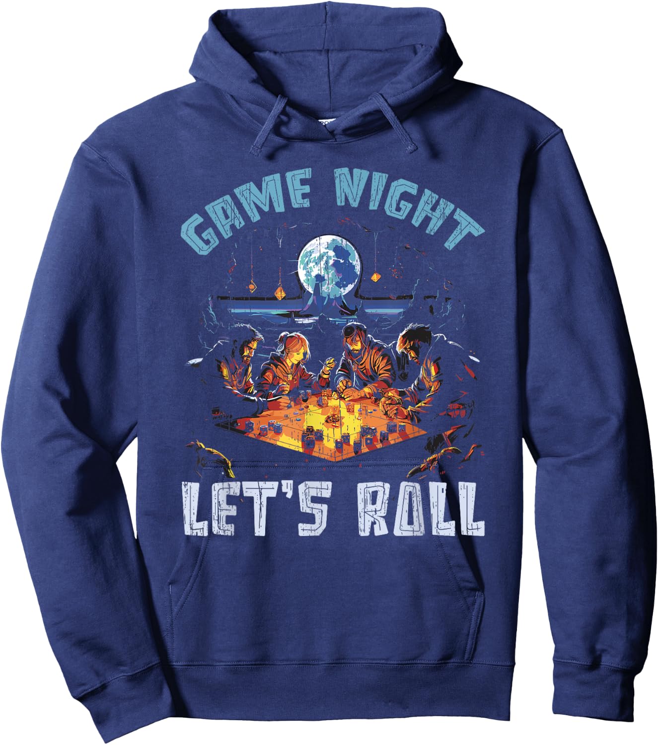 RPG Gaming Role Playing D20 Tabletop Games Funny RPG Gamer Hoodie - Hoodie | Navy
