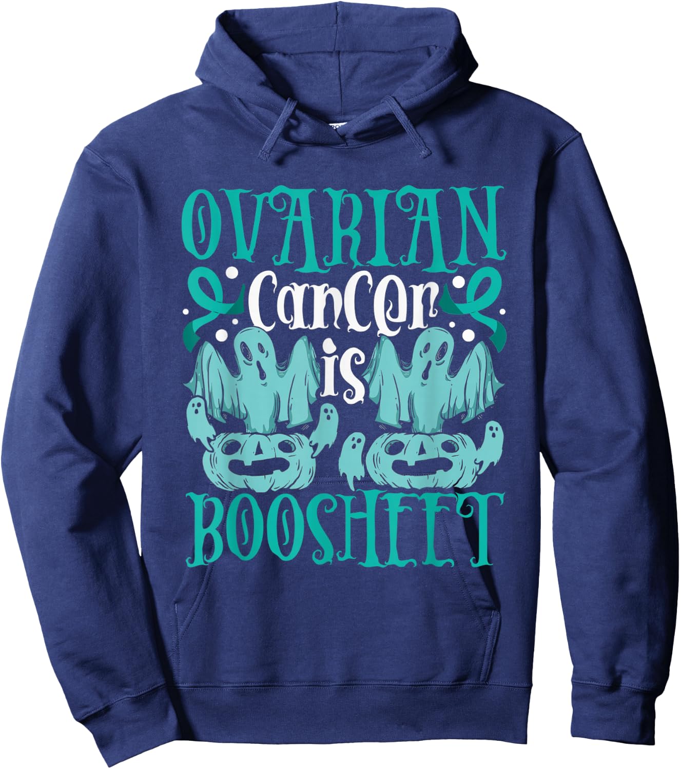Ovarian Cancer Awareness Hoodie - Hoodie | Navy