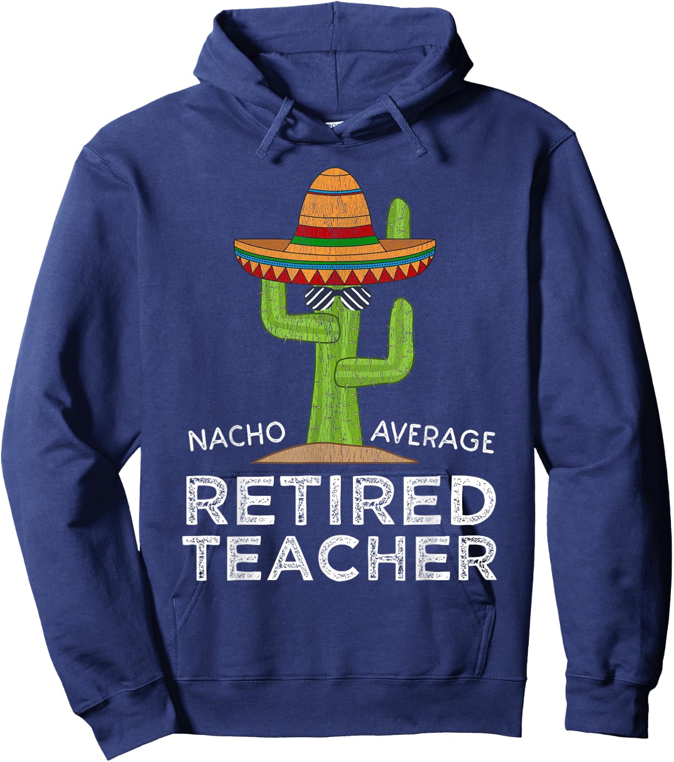 Fun Teaching Retirement Humor Saying | Funny Retired Teacher Hoodie - Hoodie | Navy