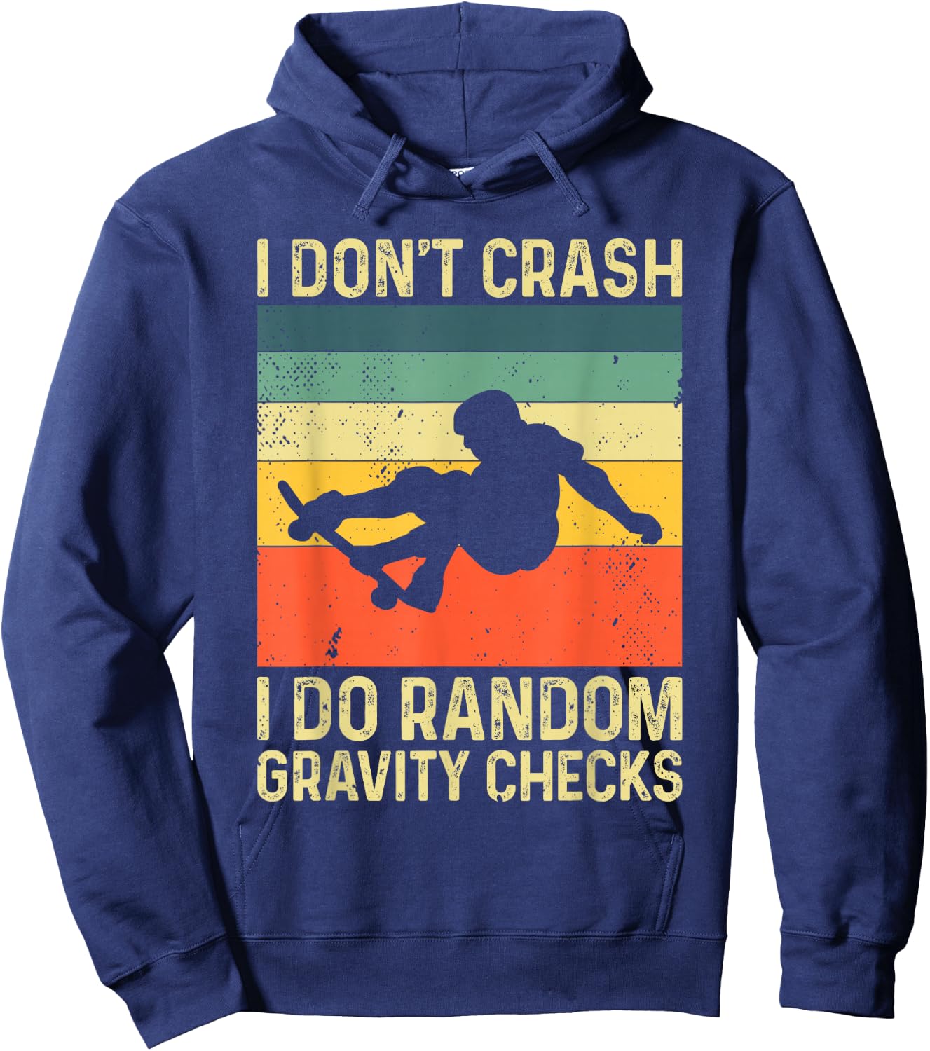 Cool Skateboard Art Women Skateboarding Skate Board Hoodie - Hoodie | Navy