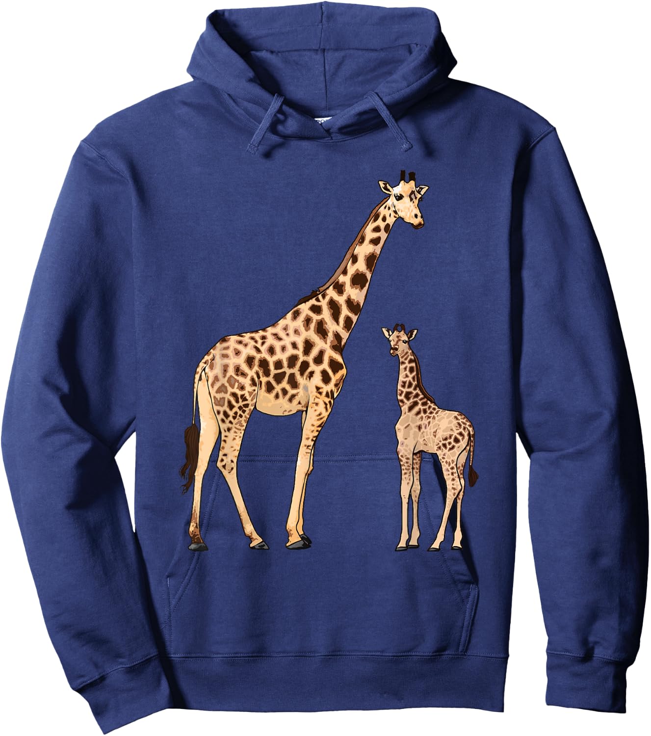 Funny Giraffe Design Kids Boys Girls Giraffe Lover Hoodie - Hoodie | Navy