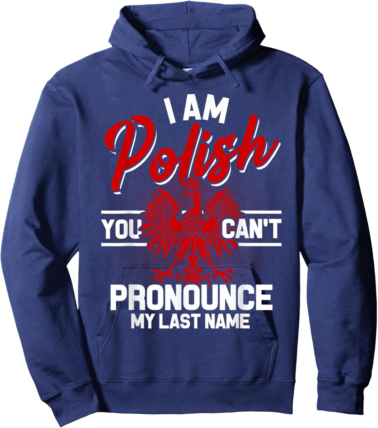 Polish Poland for Poland Polska Polin Eagle Krakow Hoodie - Hoodie | Navy