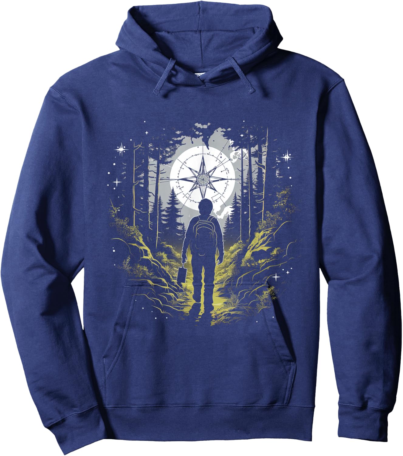 Geocaching Nature Compass Adventure Hoodie - Hoodie | Navy