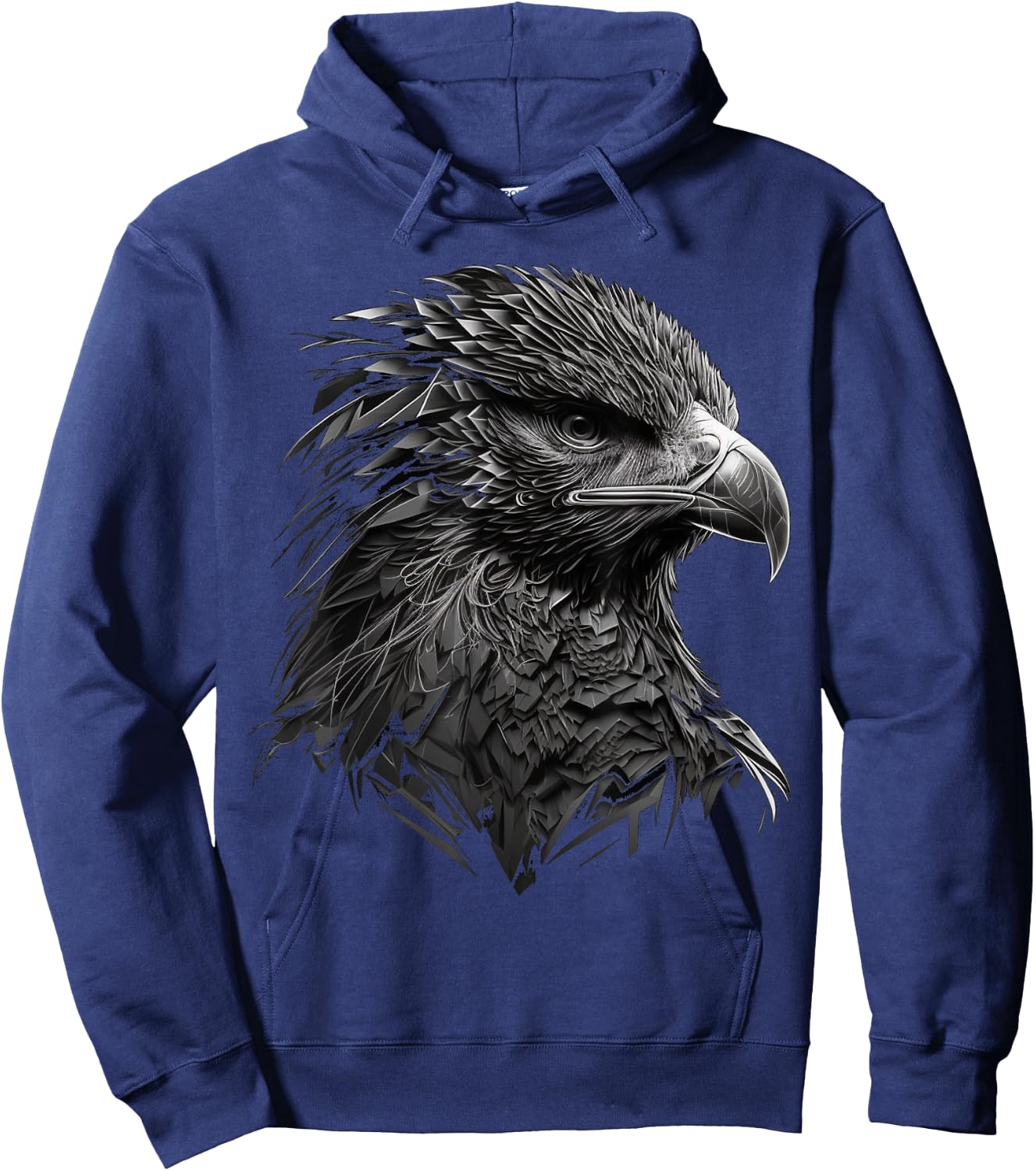 Eagle Bird Falcon Bird Motif Animal Hoodie - Hoodie | Navy