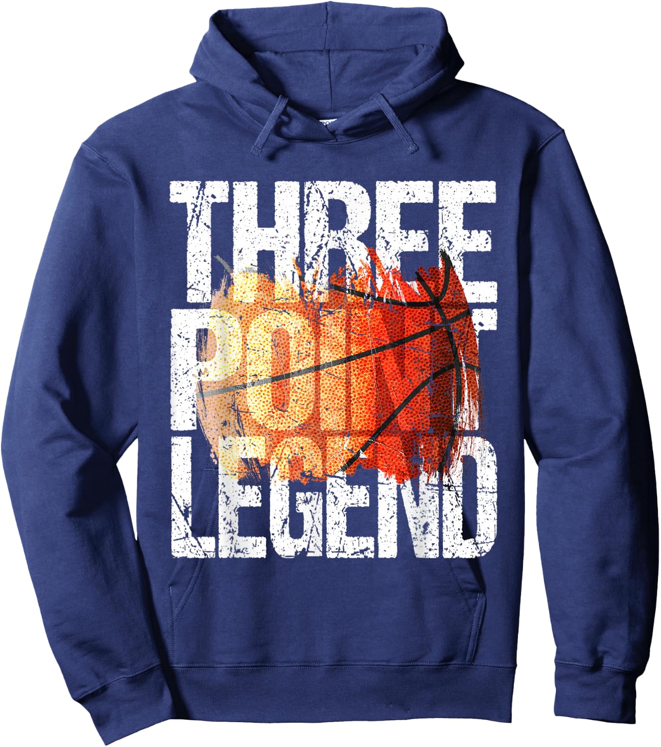 Basketball Player 3 Point Shot - Three Point Legend Hoodie - Hoodie | Navy